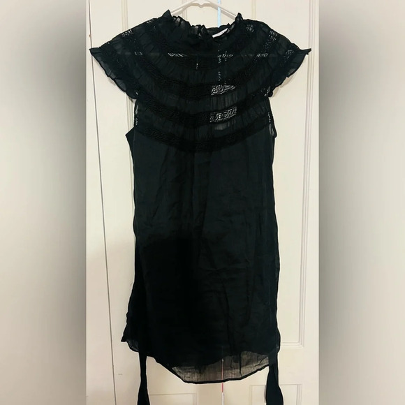 Frame Lace Inset Mini Dress - Picture 8 of 10